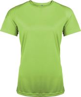 LADIES' SHORT-SLEEVED SPORTS T-SHIRT Lime
