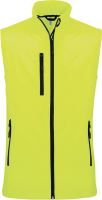 LADIES' SOFTSHELL BODYWARMER Fluorescent Yellow