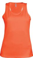 LADIES' SPORTS VEST Fluorescent Orange