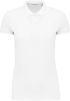 LADIES' SUPIMA® SHORT SLEEVE POLO SHIRT White