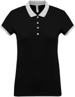 LADIES’ TWO-TONE PIQUÉ POLO SHIRT 