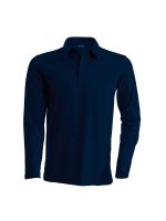 MEN'S LONG-SLEEVED POLO SHIRT Navy