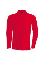 MEN'S LONG-SLEEVED POLO SHIRT Red