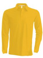 MEN'S LONG-SLEEVED POLO SHIRT Yellow