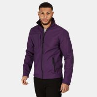 MEN'S OCTAGON II PRINTABLE 3 LAYER MEMBRANE SOFTSHELL Majestic Purple/Black