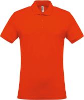 MEN'S SHORT-SLEEVED PIQUÉ POLO SHIRT Orange