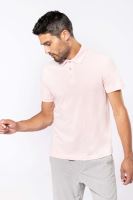 MEN'S SHORT-SLEEVED PIQUÉ POLO SHIRT Light Sand