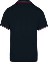 MEN'S SHORT-SLEEVED POLO SHIRT Navy/Red/White