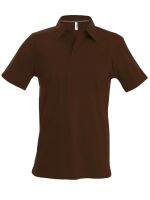 MEN'S SHORT-SLEEVED POLO SHIRT Chocolate