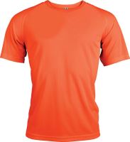 MEN'S SHORT-SLEEVED SPORTS T-SHIRT Fluorescent Orange