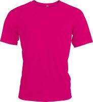 MEN'S SHORT-SLEEVED SPORTS T-SHIRT Fuchsia