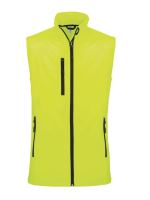 MEN'S SOFTSHELL BODYWARMER Fluorescent Yellow