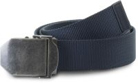 NYLON CANVAS BELT Navy/Old Silver