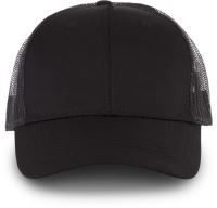 OEKOTEX CERTIFIED TRUCKER CAP Black/Black