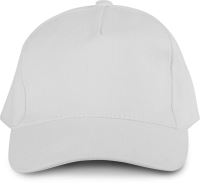 OKEOTEX CERTIFIED 5 PANEL CAP White