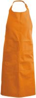 POLYESTER COTTON APRON WITH POCKET Burnt Orange