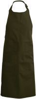 POLYESTER COTTON APRON WITH POCKET Green Olive