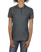 PREMIUM COTTON® LADIES' DOUBLE PIQUÉ POLO Dark Heather