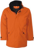 QUILTED PARKA Orange