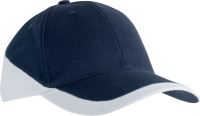 RACING - TWO-TONE 6 PANEL CAP Navy/White