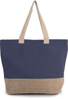 RUSTIC JUCO HOLD-ALL SHOPPER BAG Patriot Blue/Natural