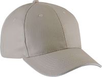 SANDWICH PEAK CAP - 6 PANELS Beige/White