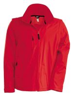 SCORE - DETACHABLE-SLEEVED BLOUSON JACKET Red/Black