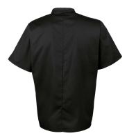 SHORT SLEEVE CHEF'S JACKET Black