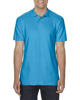 SOFTSTYLE® ADULT DOUBLE PIQUÉ POLO Sapphire