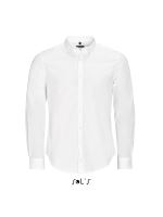 SOL'S BLAKE MEN - LONG SLEEVE STRETCH SHIRT White