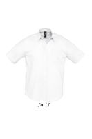 SOL'S BRISBANE - SHORT SLEEVE OXFORD MEN'S SHIRT White