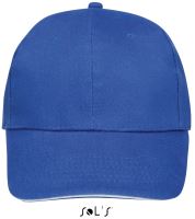 SOL'S BUFFALO - SIX PANEL CAP Royal Blue/White