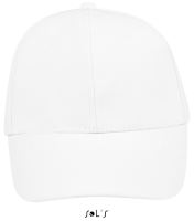 SOL'S BUFFALO - SIX PANEL CAP White