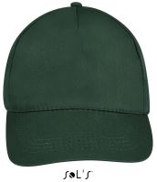 SOL'S BUZZ - FIVE PANEL CAP Forest Green