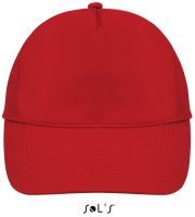 SOL'S BUZZ - FIVE PANEL CAP Red