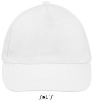 SOL'S BUZZ - FIVE PANEL CAP White