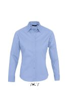 SOL'S EDEN - LONG SLEEVE STRETCH WOMEN'S SHIRT Bright Sky