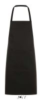 SOL'S GRAMERCY - LONG APRON WITH POCKET Black