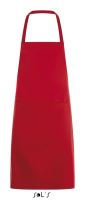 SOL'S GRAMERCY - LONG APRON WITH POCKET Red