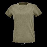 SOL'S IMPERIAL FIT WOMEN - KÖRNYAKÚ TESTHEZÁLLÓ PÓLÓ Heather Khaki