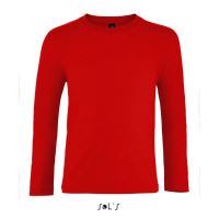 SOL'S IMPERIAL LSL KIDS - LONG SLEEVE T-SHIRT Red