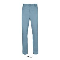 SOL'S JARED MEN - SATIN STRETCH TROUSERS Creamy Dark Blue