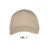 SOL'S LONG BEACH - 5 PANEL CAP Beige