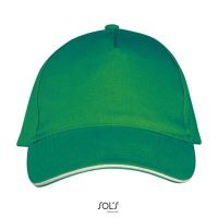 SOL'S LONG BEACH - 5 PANEL CAP Kelly Green/White