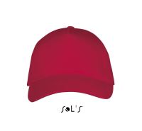 SOL'S LONG BEACH - 5 PANEL CAP Red