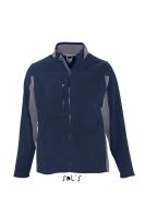 SOL'S NORDIC - MEN’S TWO-COLOUR ZIPPED FLEECE JACKET Navy