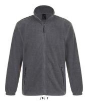 SOL'S NORTH MEN - ZIPPED FLEECE JACKET Grey Melange