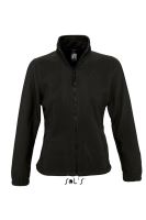 SOL'S NORTH WOMEN - ZIPPED FLEECE JACKET Black