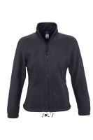 SOL'S NORTH WOMEN - ZIPPED FLEECE JACKET Charcoal Grey