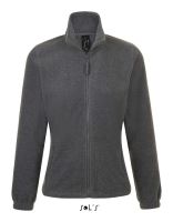 SOL'S NORTH WOMEN - ZIPPED FLEECE JACKET Grey Melange